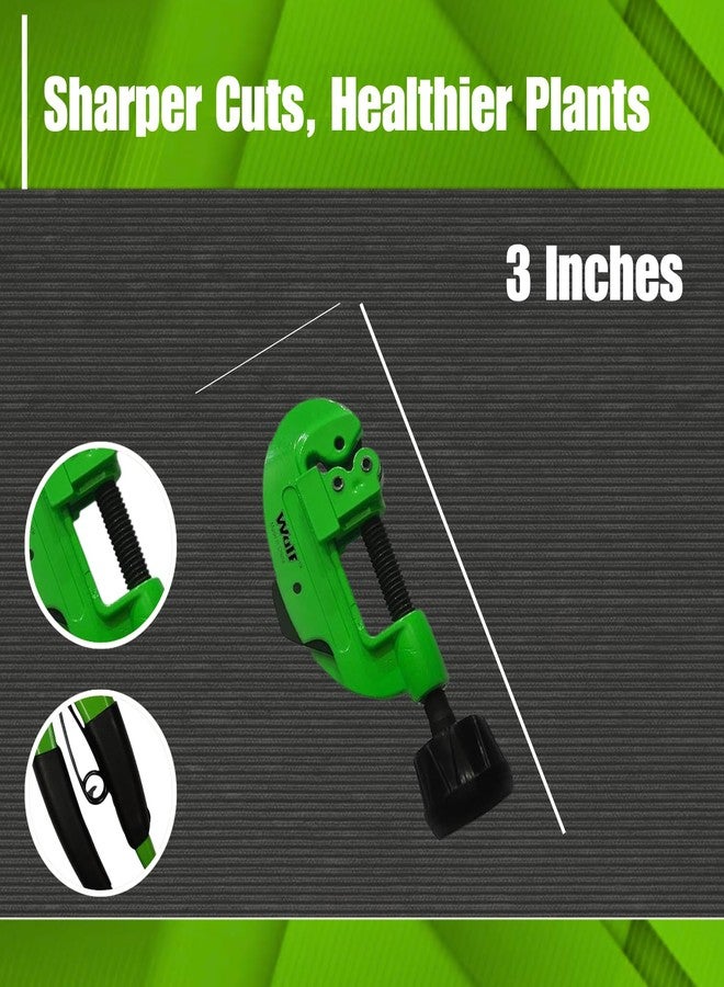 Wulf 3-32 Heavy Duty Tube Cutter for Copper Aluminum Tubing | Manual Pipe Cutter Plumbing Shear Tool Sharp and Durable for Quick Pipe cutting size Upto 32mm with telescoping feed screw - Image 3